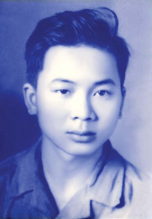 Chàng thanh niên Hoàng Quang Thuận thời quân ngũ năm 1971