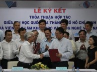 Lễ ký kết Thỏa thuận hợp tác giữa Viện Hàn lâm KHCNVN và Đại học Quốc gia Tp. Hồ Chí Minh