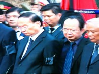 GS.TS Hoàng Quang Thuận tiễn đưa Đại tướng về lòng đất mẹ Quảng Bình