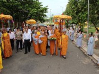 GS. TS Hoàng Quang Thuận dự Lễ cung nghênh đón rước tượng ngọc Linh sơn Thánh Mẫu núi Bà Đen